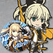 GOODSMILE RACING &amp; TYPE-MOON RACING 黏土人Plus 收藏系列橡膠鑰匙圈＆徽章