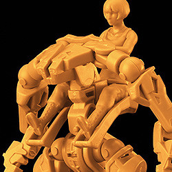 MODEROID 1/35 Multi-Purpose EXOFRAME (Yellow)