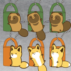 Tanuki & Kitsune Capsule Lipstick Caps