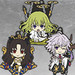 Fate/Grand Order -絕對魔獸戰線巴比倫尼亞- 黏土人Plus 轉蛋橡膠鑰匙圈第二彈