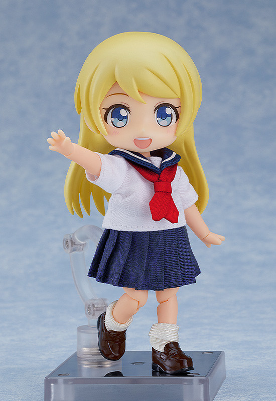 Nendoroid Doll Outfit Set: Short-Sleeved Sailor Outfit (Navy/Gray)