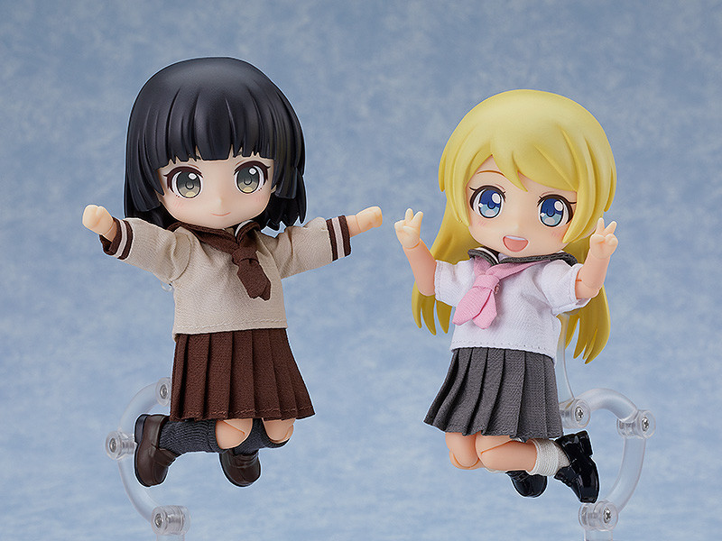 Nendoroid Doll Outfit Set: Short-Sleeved Sailor Outfit (Navy/Gray)